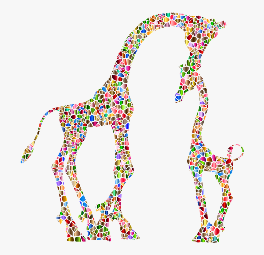 Party Supply,animal Figure,giraffe - Free Black And White Unicorn, HD Png Download