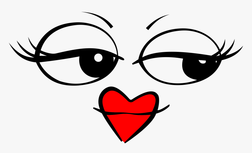 Seductive Female Smiley Face Clip Arts - Too Cute To Handle, HD Png Download