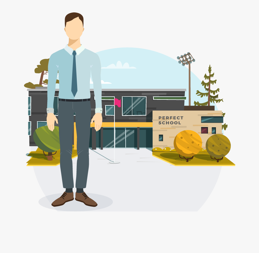 Teacher - Illustration - Cartoon, HD Png Download