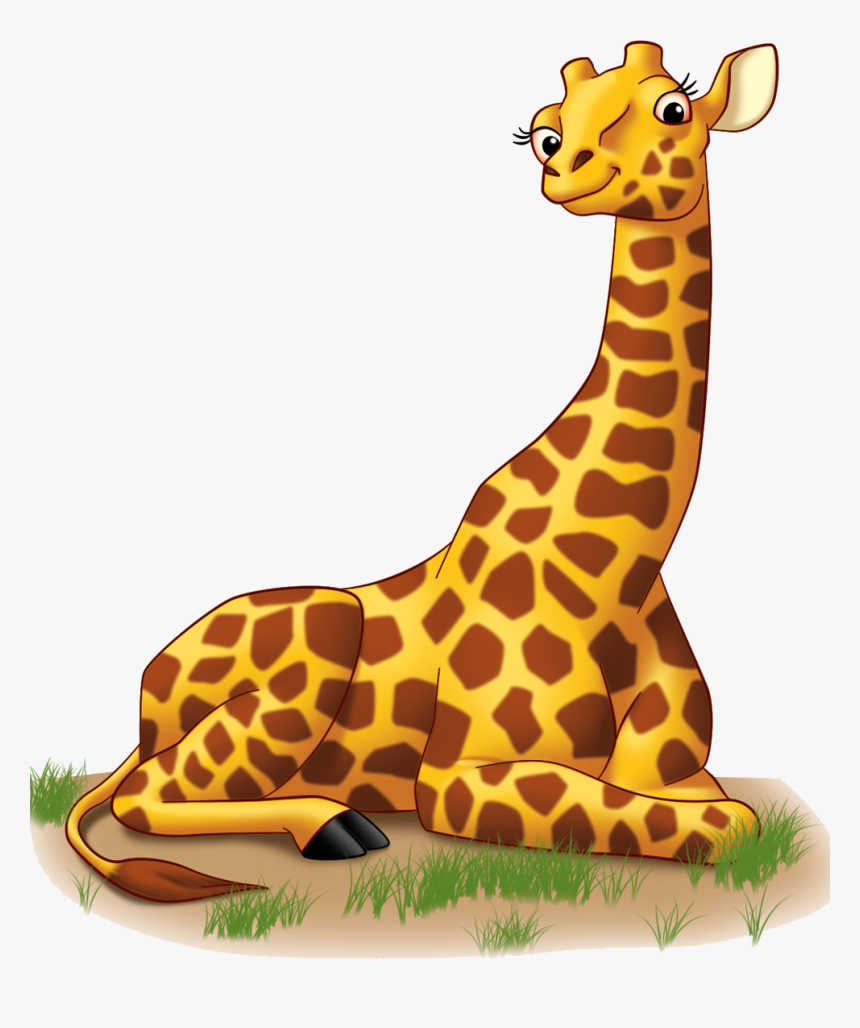 Cute Baby Giraffe Cartoon Here Is A Baby Giraffe As - Giraffe Clipart, HD Png Download