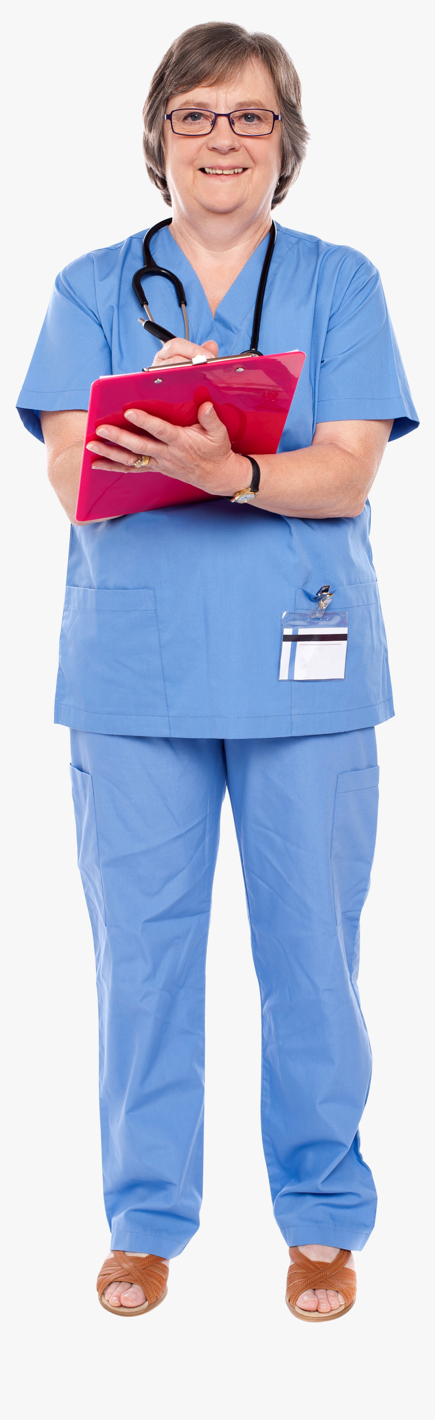 Female Doctor Png Image - Standing, Transparent Png