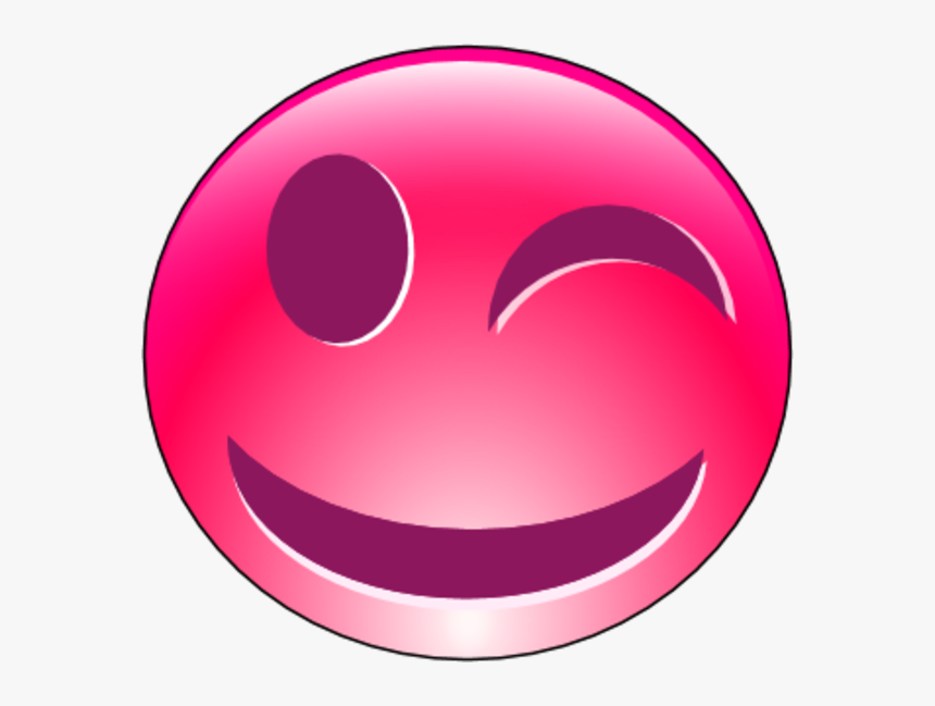 Smiley Face With Closed Eyes Clipart - Circle, HD Png Download