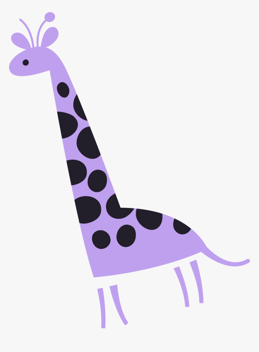 Purple Giraffes, HD Png Download