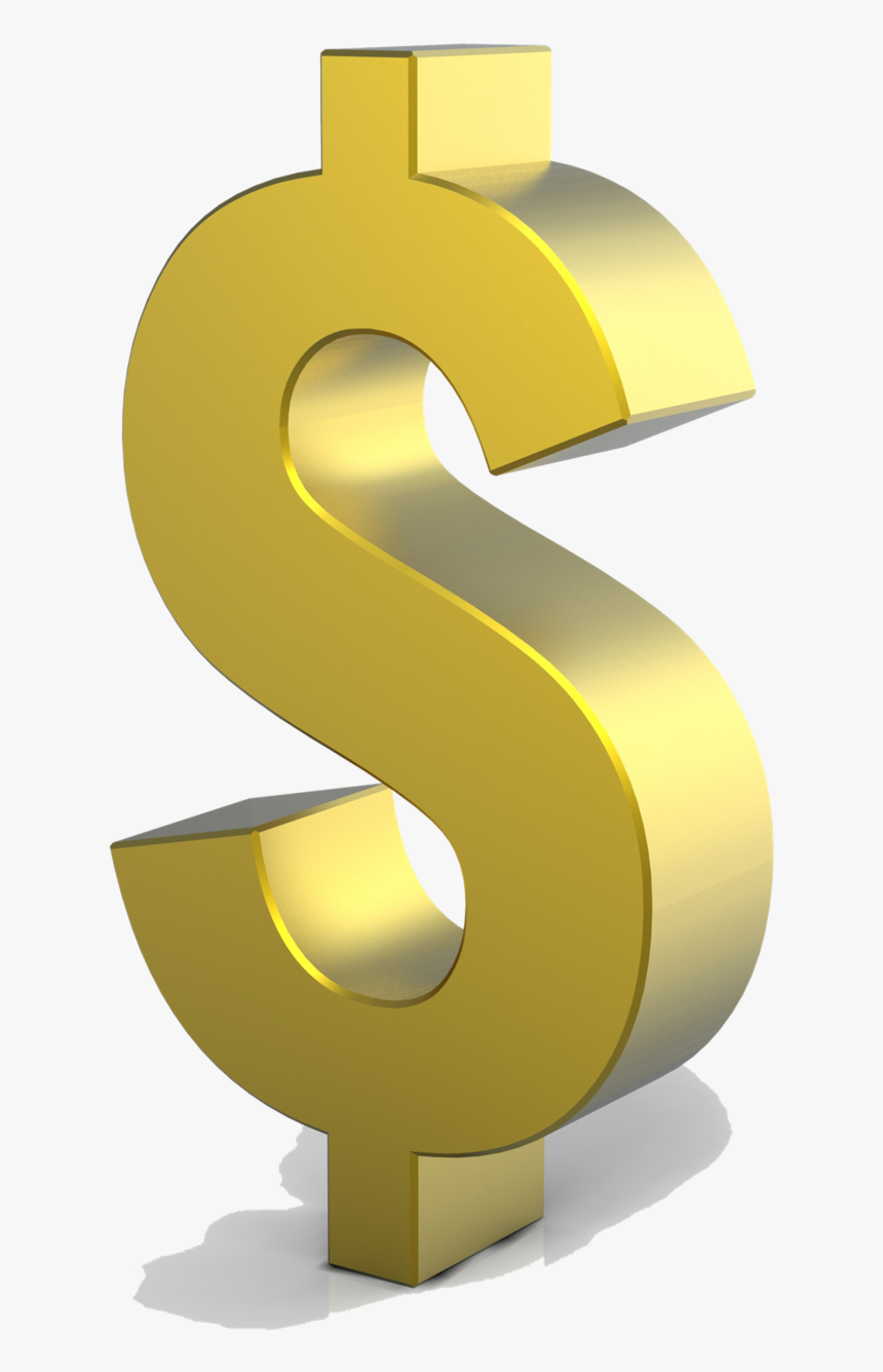 Gold Dollar Png Hd - Euro And Dollar Symbols, Transparent Png