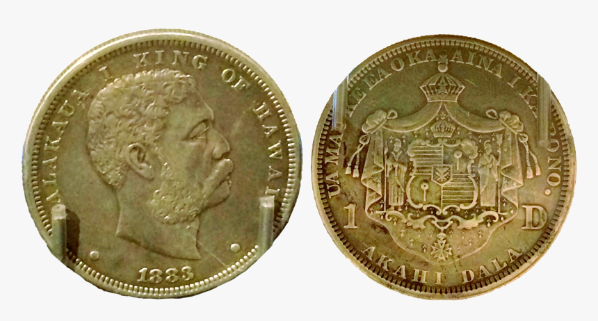 1883 Kalakakua One Dollar - Emperor Zeno, HD Png Download