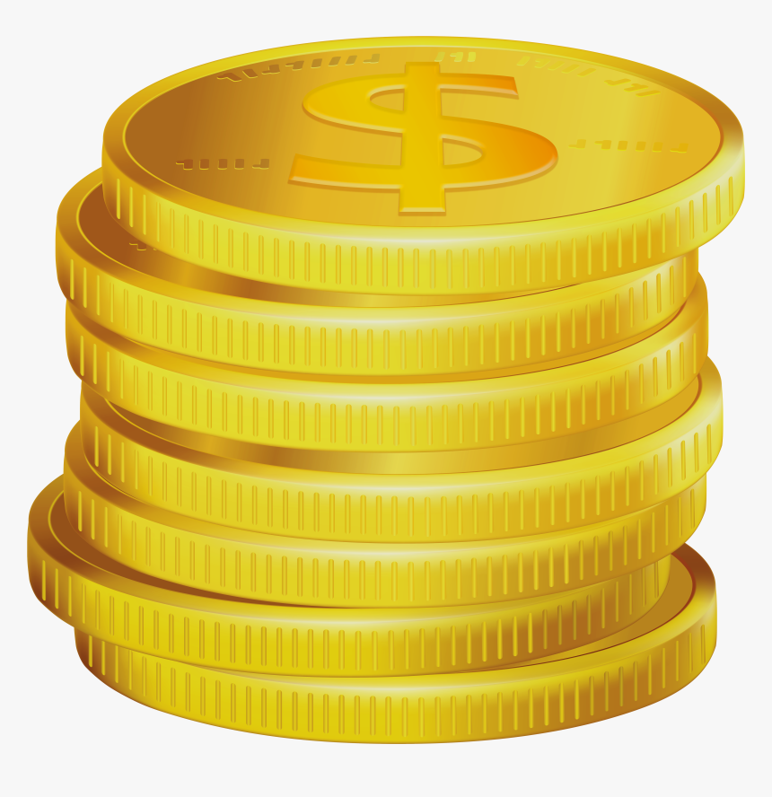Gold Dollar Coins Png Clipart, Transparent Png