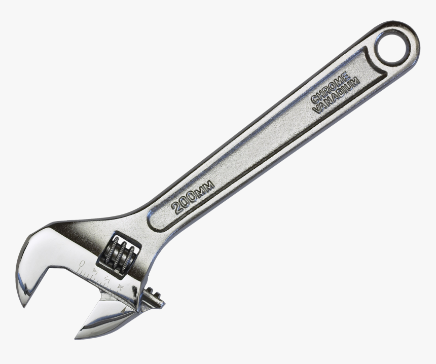 Download Spanner Png Image - Adjustable Wrench, Transparent Png