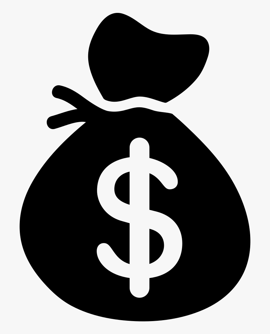 Dollar Bag Icon Png, Transparent Png