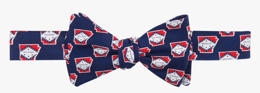 Arkansas Traditional Bow Tie Navy - Motif, HD Png Download