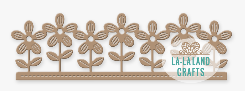 Flower Border Die - Motif, HD Png Download