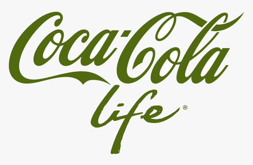 Coca Cola Life Logo The Coca Cola Company - Coca Cola Logo Green, HD Png Download