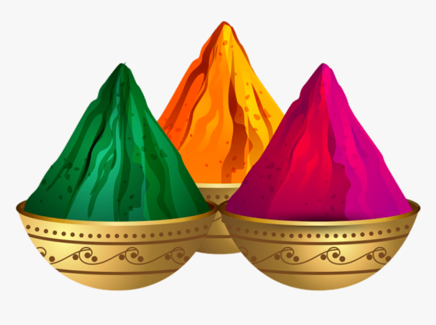 Holi Colors Powder Png - Color Holi Background Png, Transparent Png