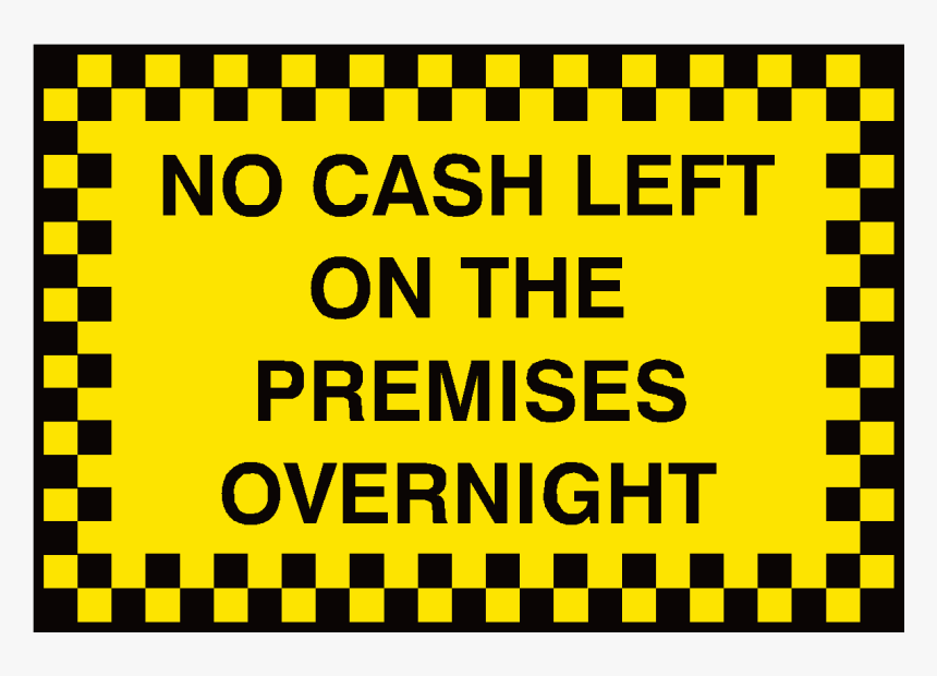Cash Sign Png - Smoking Sign, Transparent Png