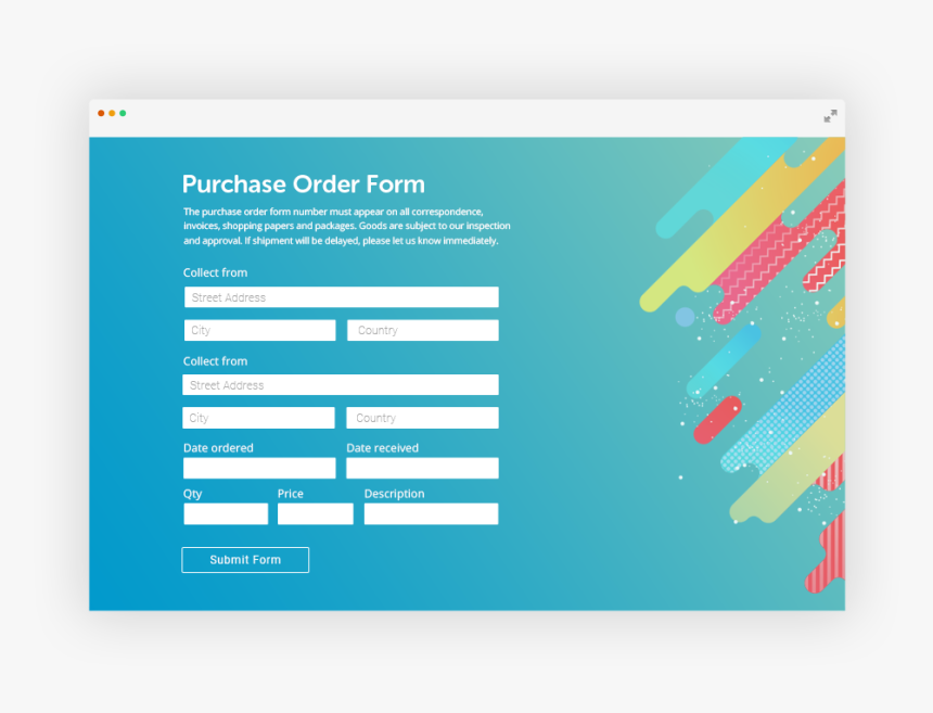 Online Order Form Design, HD Png Download