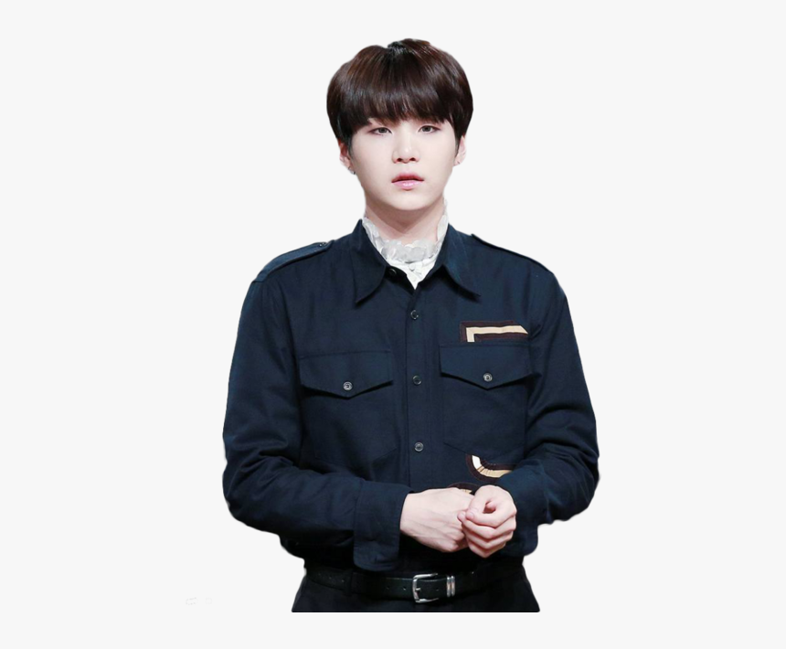 Hair,collar,formal Wear - Png Suga Yoongi Png, Transparent Png