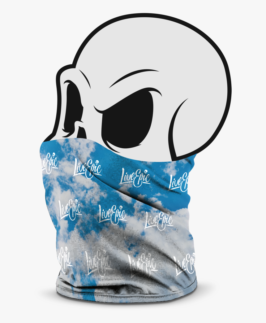 Live Epic Face Protectors - Skull, HD Png Download