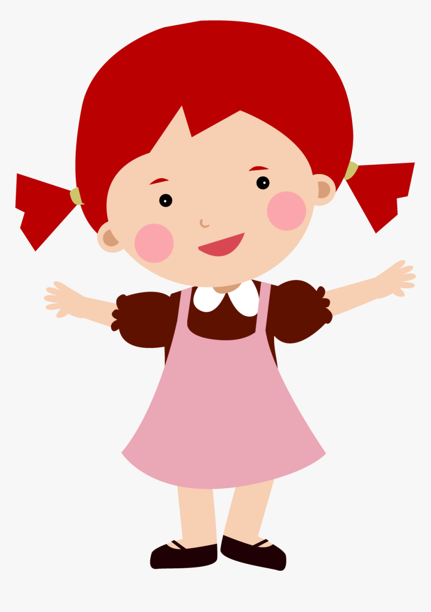 Transparent Girl Cartoon Png, Png Download
