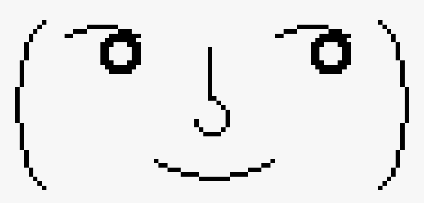 Lenny Face Png - Cross Stitch Pattern Maker, Transparent Png
