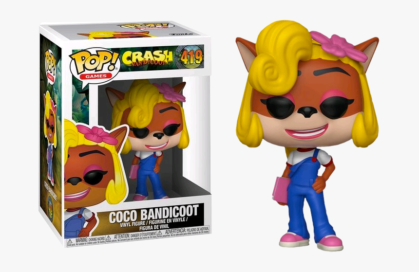 Coco Bandicoot Funko Pop, HD Png Download