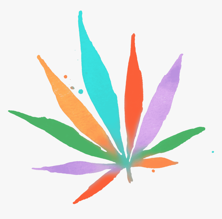 Cannabis Watercolor Png, Transparent Png