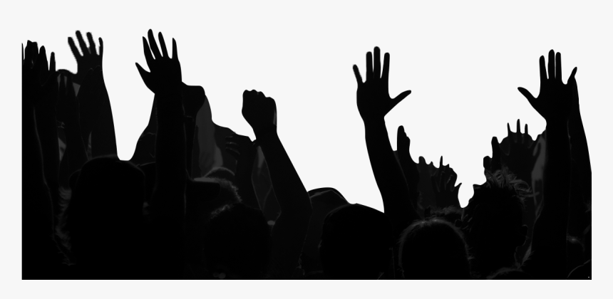Svg Royalty Free Stock Silhouette Crowd At Getdrawings - Crowd Clipart Png, Transparent Png