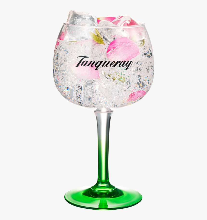 Tanqueray Rose Petal - Gin And Tonic With Rose Petals, HD Png Download