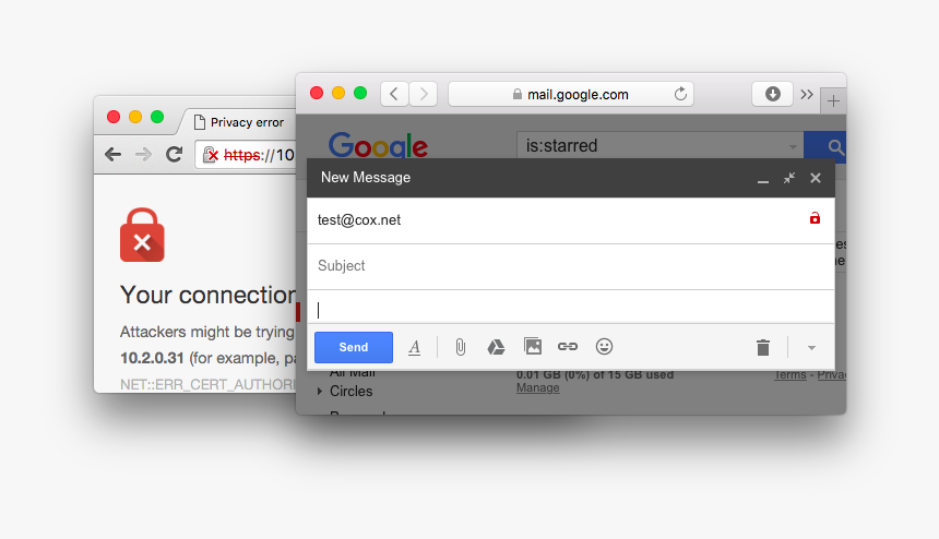 Gmail No Tls Icon, HD Png Download