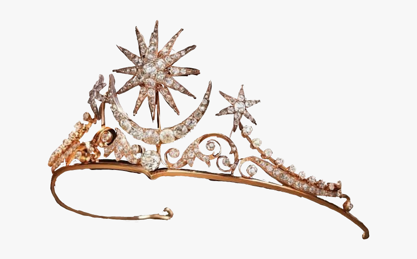 #crown #girl #queen #princess #gold #diamond #old #little - Tiara, HD Png Download