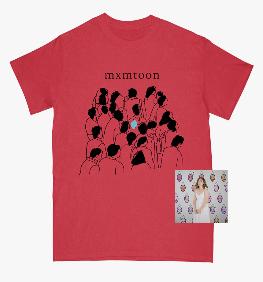 Crowd Tee The Masquerade - Mxmtoon Stickers, HD Png Download