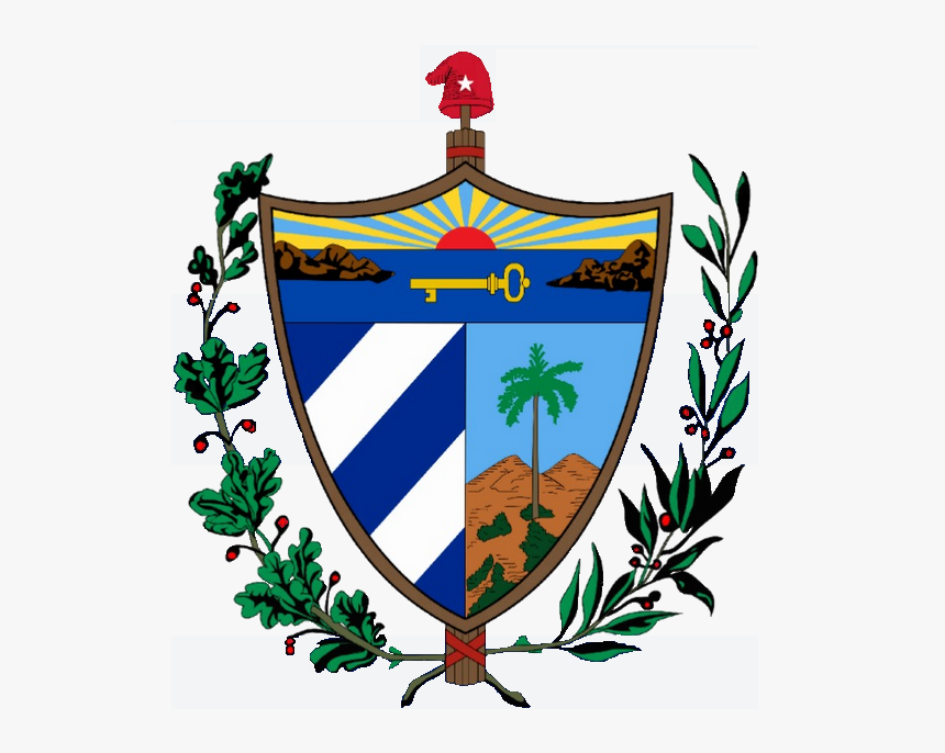 Cigar Clipart Hand Holding - Cuba Coat Of Arms, HD Png Download