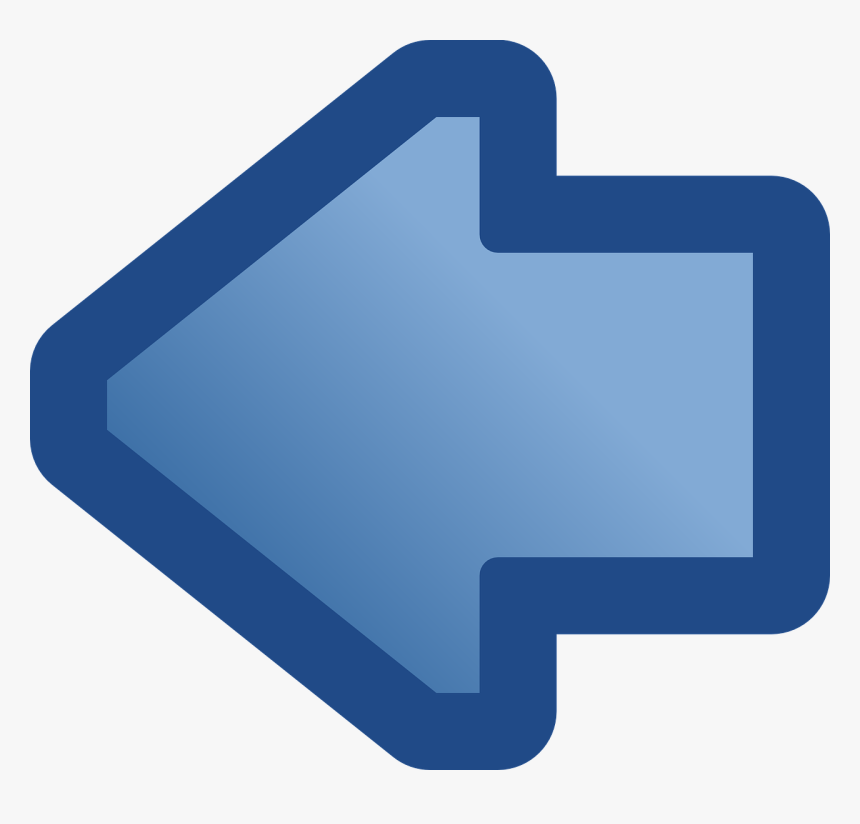 Blue Left Arrow Svg Clip Arts - Icono Siguiente Verde Png, Transparent Png