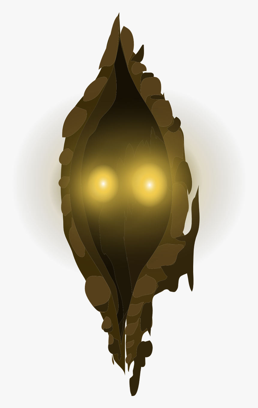 Eyes, Yellow, Glowing, Mysterious, Opening, Monster - Glowing Monster Eyes Png, Transparent Png