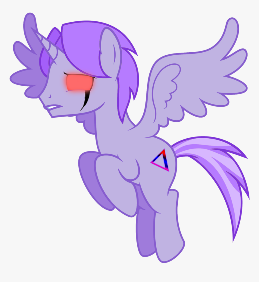 Alicorn, Alicorn Oc, Corrupted, Glowing Eyes, Implied - Mlp Red Eyes Glowing, HD Png Download