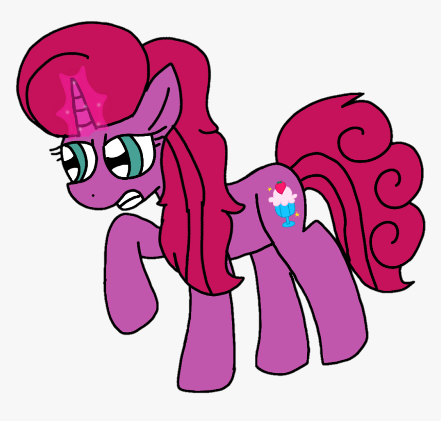 徐詩珮, Clenched Teeth, Female, Glowing Horn, Large Eyes, - Cartoon, HD Png Download