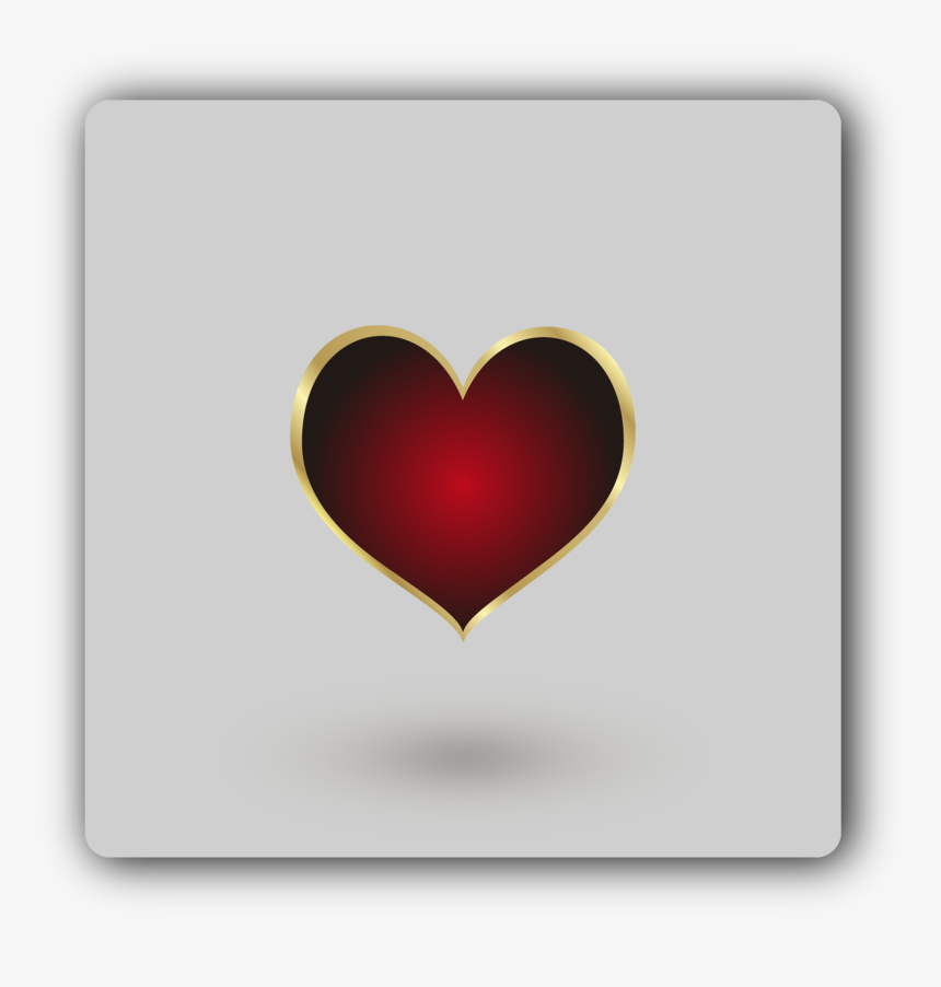Royal Poker Heart Icon Diwali Coasters - Heart, HD Png Download