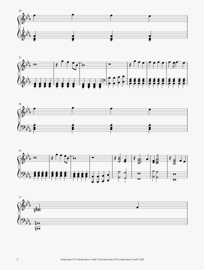Sheet Music, HD Png Download