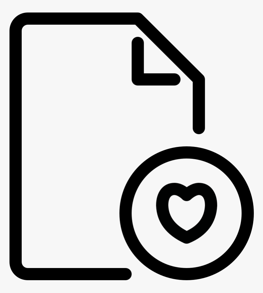 Document State Heart, HD Png Download
