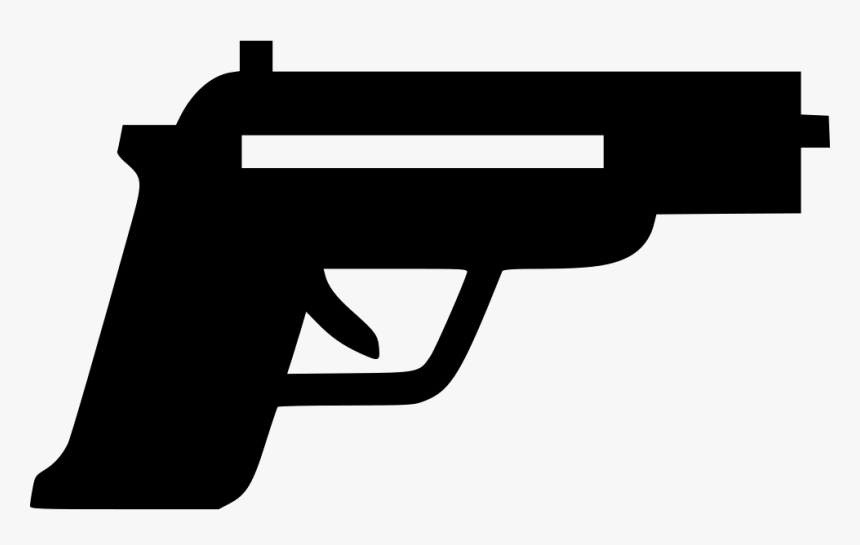 Pistol - Black Gun Tattoo, HD Png Download