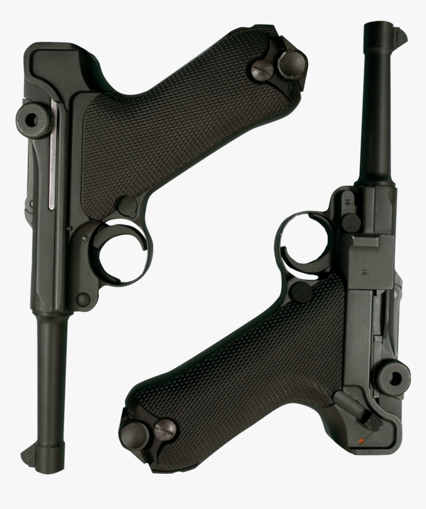 Black Hand Pistol - Firearm, HD Png Download