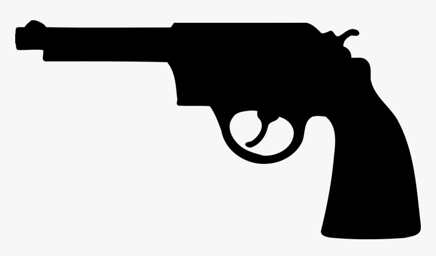 Revolver Silhouette, HD Png Download