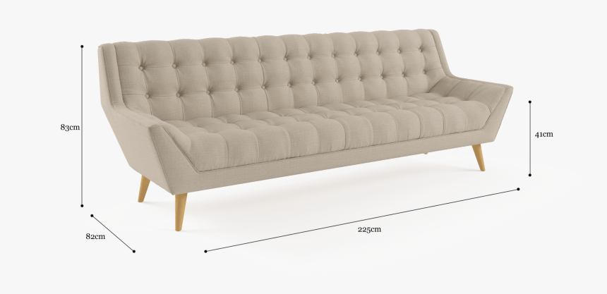 Pia 3 Seater Sofa - Couch, HD Png Download