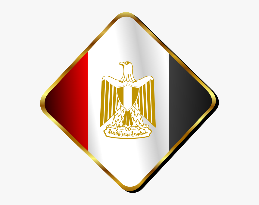 Egypt Flag Pin Svg Clip Arts Eagle From Egyptian Flag, HD Png