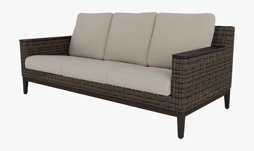 Remy Sofa With Armrest Caps Hickory - Studio Couch, HD Png Download