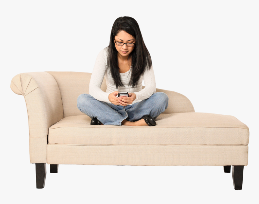 Tao Girl On Couch , Png Download - Girl On Couch Png, Transparent Png