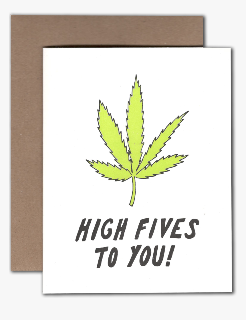 Weed High Five - Weed, HD Png Download