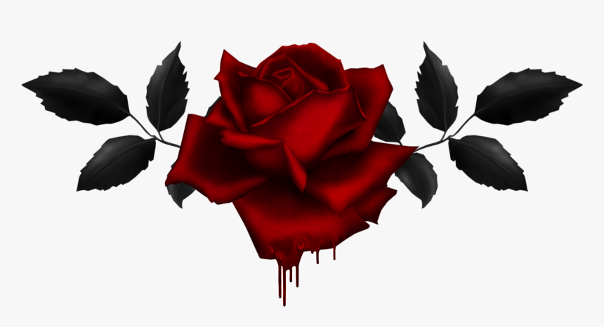 Gothc Clipart Rose - Gothic Rose Png, Transparent Png