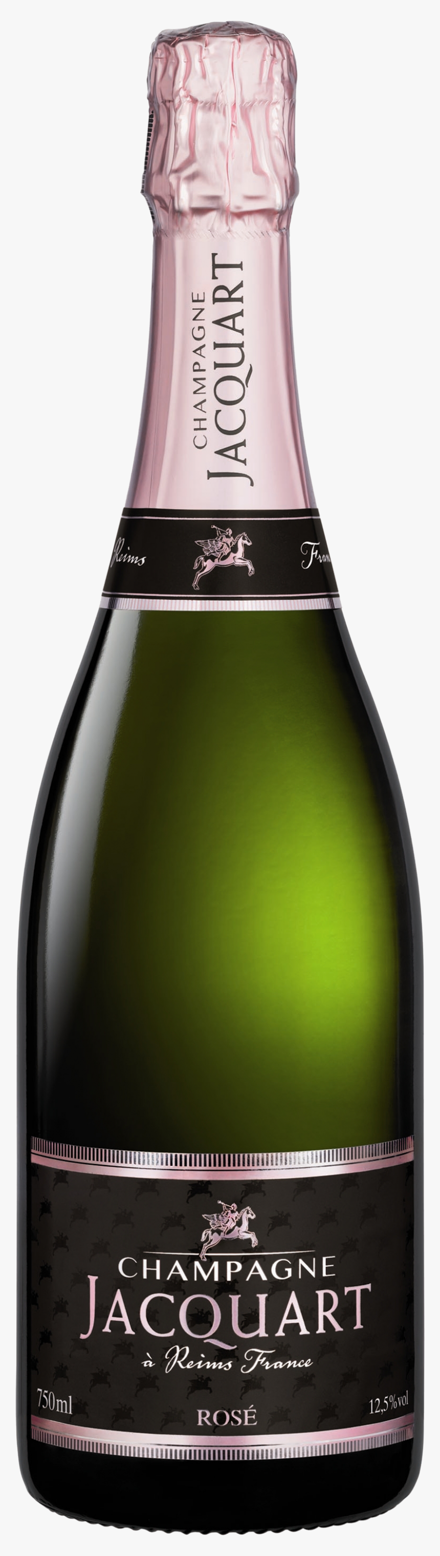 Champagne Png Bottle - Champagne Jacquart Rosé Mosaique, Transparent Png