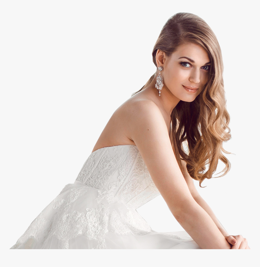 Bride Png Transparent Photo - Woman In Wedding Dress Png, Png Download
