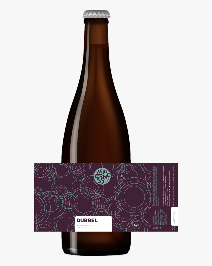 Dubbel Bottle - Glass Bottle, HD Png Download