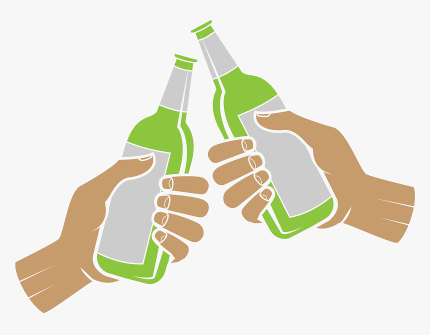 Beer Bottle Computer File - Transparent Cheers, HD Png Download